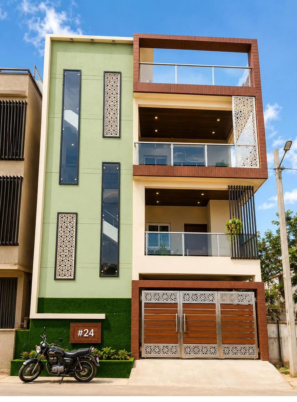 Completed homes at Druthi Nice City