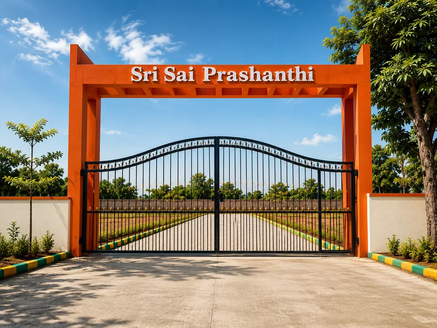 Sri Sai Prasanthi layout entrance, Ramasandra Jigani